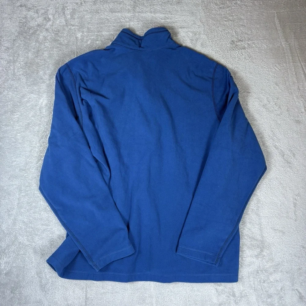 Eddie Bauer Mens Size 2XL XXL‎ Fleece Shirt Pullover 1/4 Zip First Ascent Blue